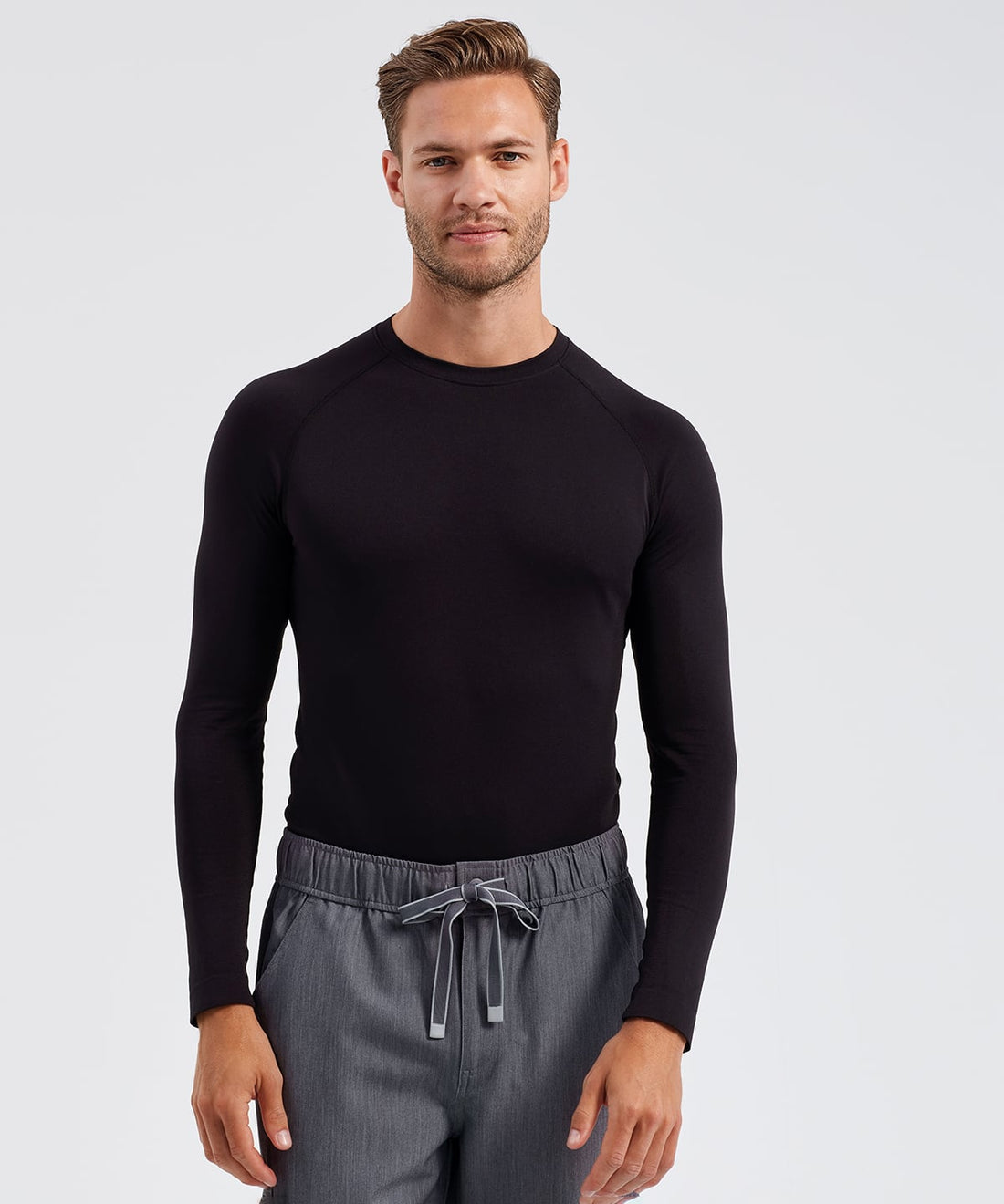 Underscrub Long Sleeve Baselayer worn by a model