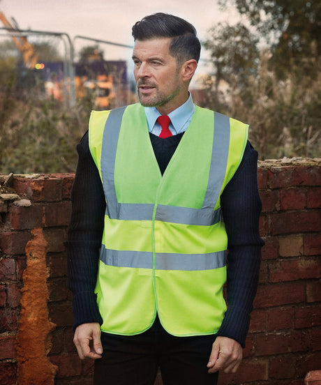 Personalised Hi-Viz Safety Vest — Construction Workwear