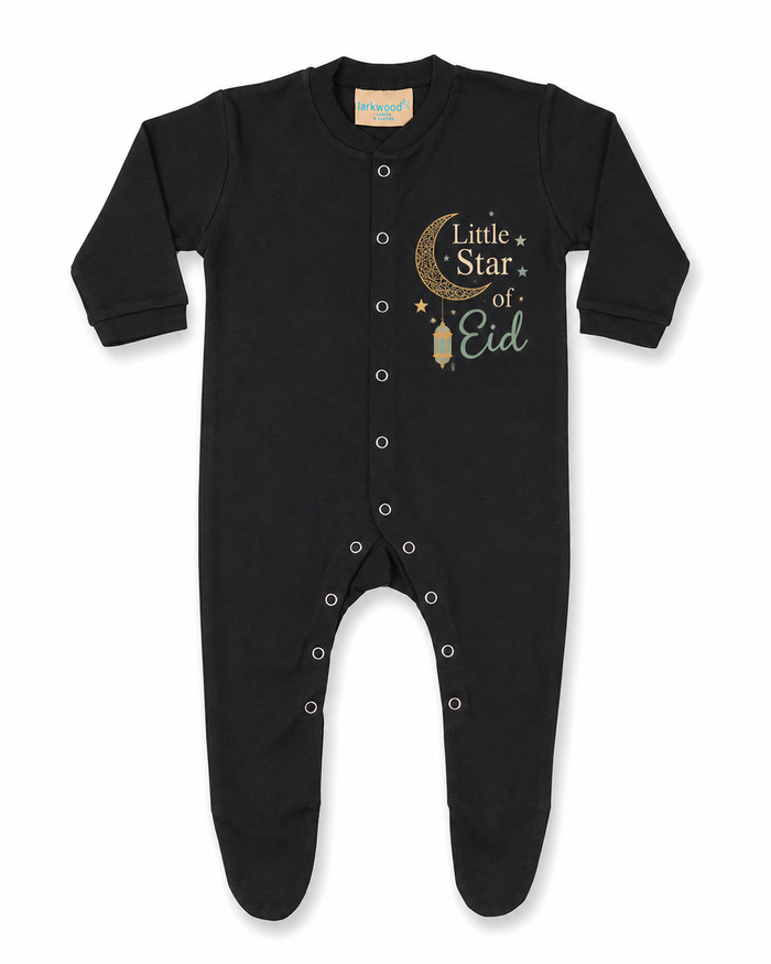 My First Eid Baby Sleepsuit — Personalised Newborn to 18 Months