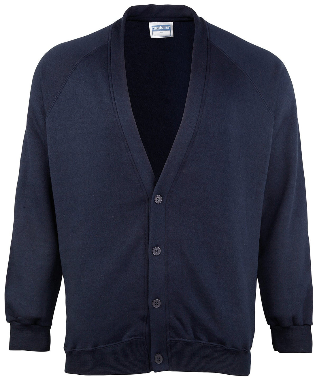 Kids School Cardigan worn by a model